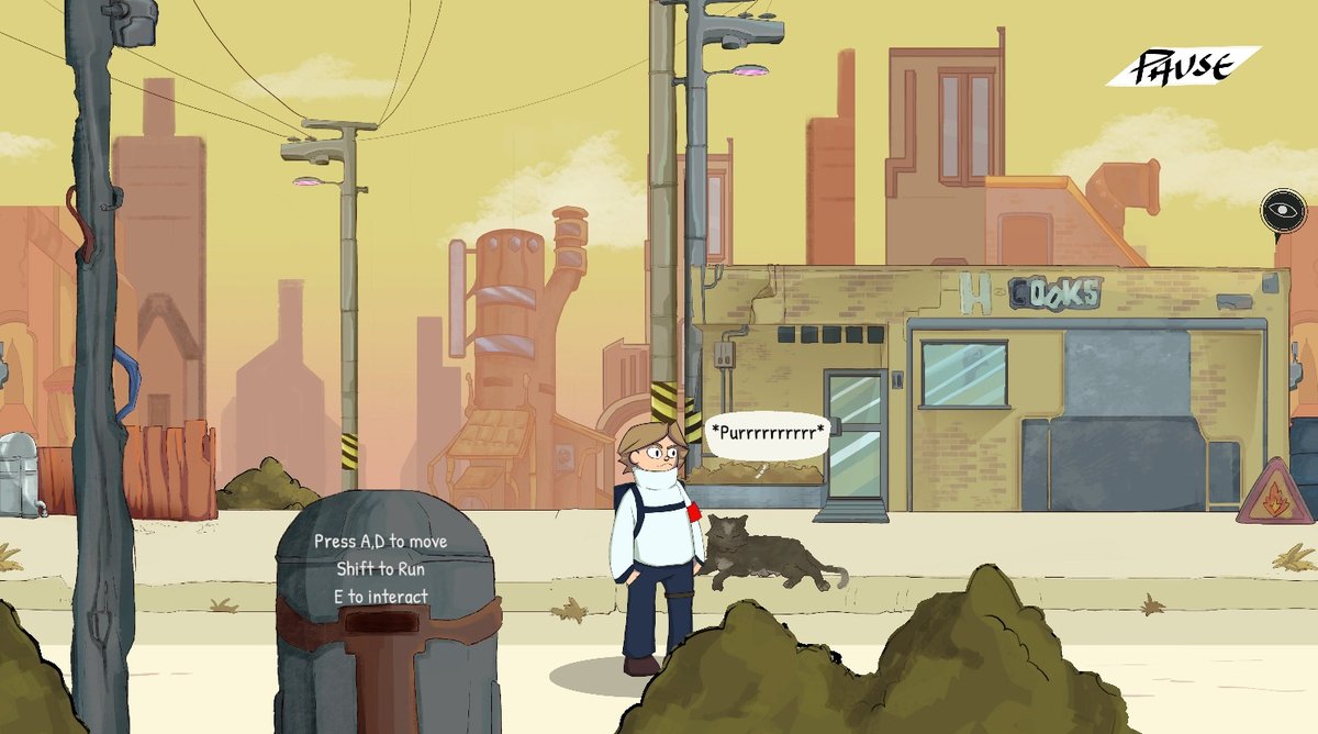 Aquilo running through a subway platform in the opening sequence