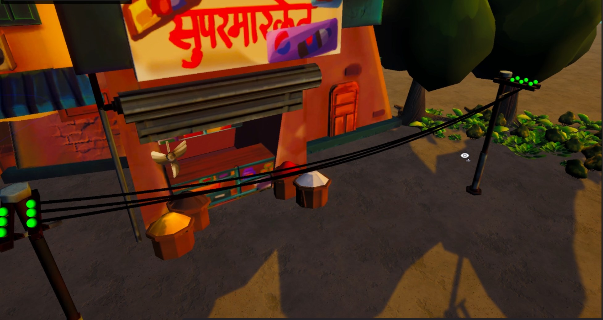 Click-to-place wire anchor points in the Scene View